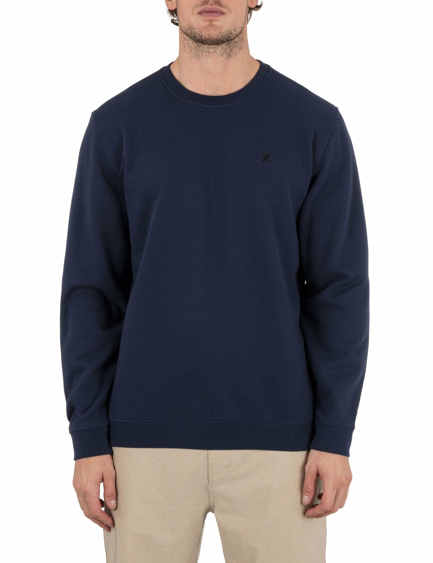 Icon Long Sleeve Crew | Hurley DARK BLUE Hoodies & Sweatshirts