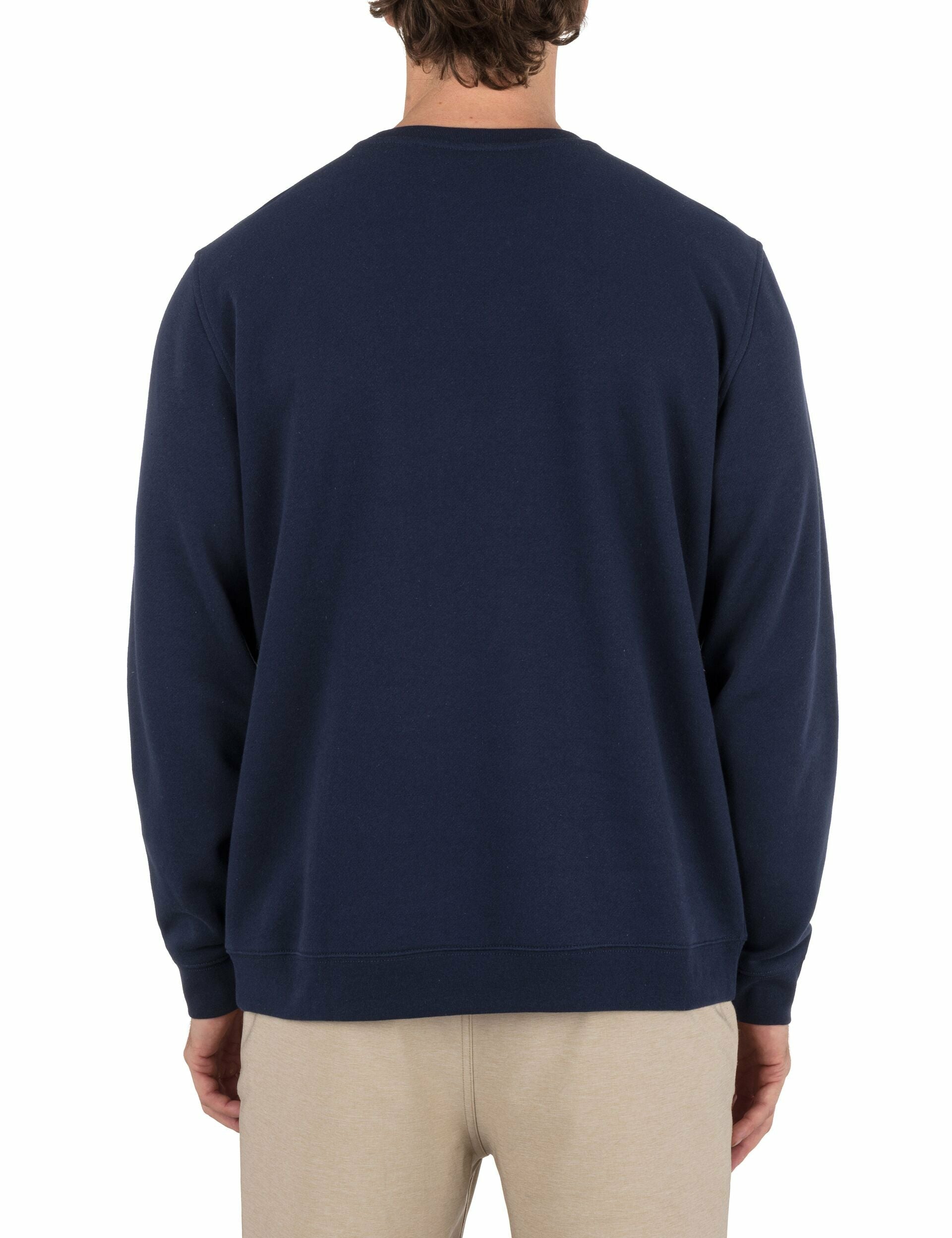Icon Long Sleeve Crew | Hurley DARK BLUE Hoodies & Sweatshirts