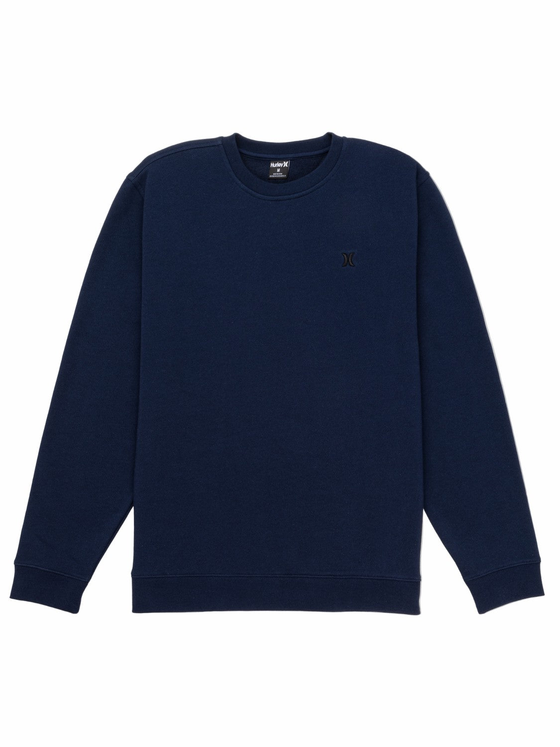 Icon Long Sleeve Crew | Hurley DARK BLUE Hoodies & Sweatshirts