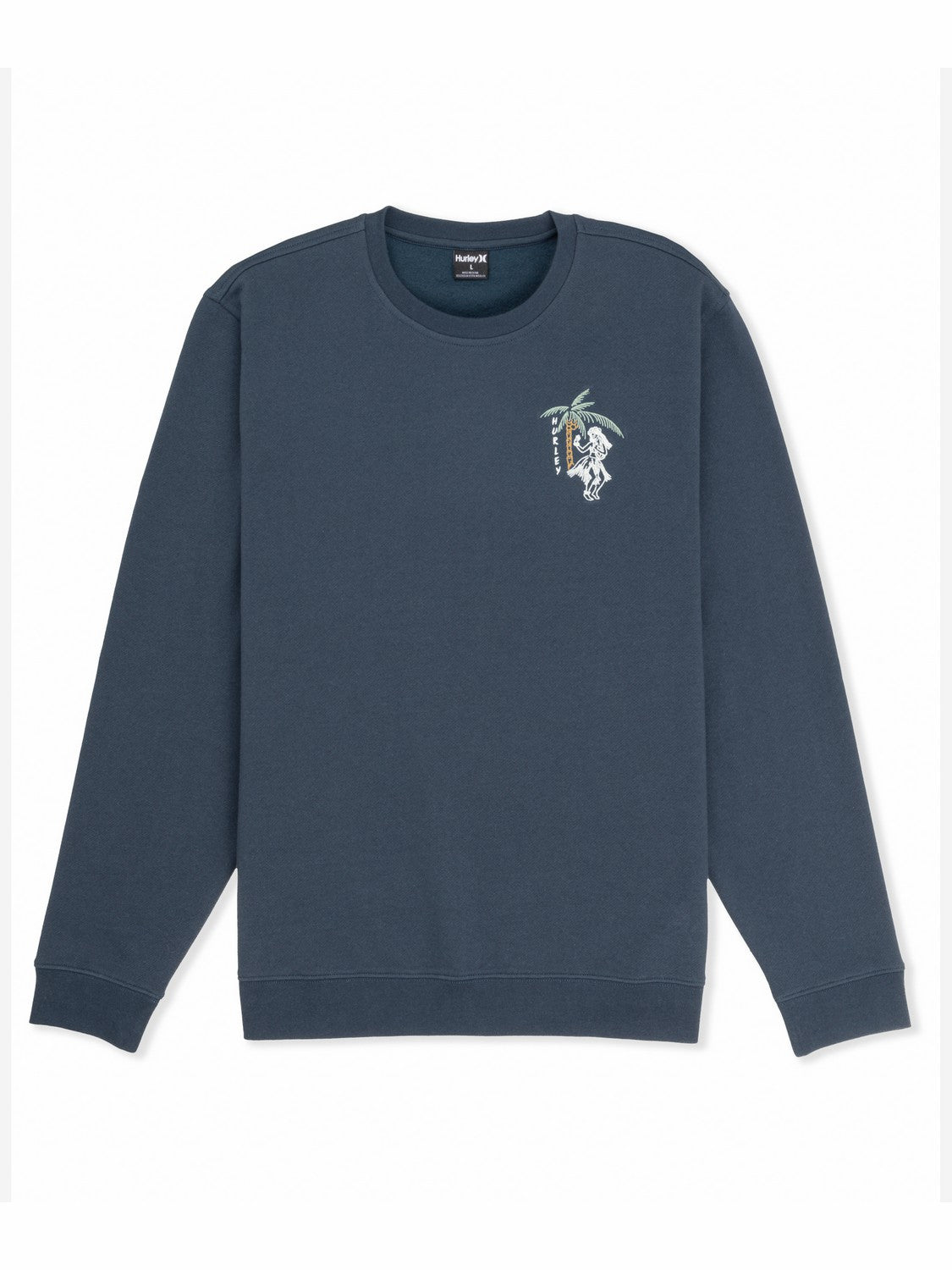 Hula In Paradise Crewneck Sweatshirt | Hurley Iron Ore Hoodies & Sweatshirts