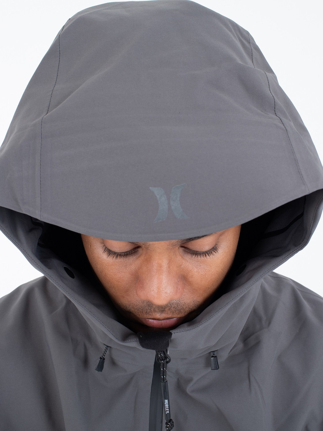 Cream Snow Jacket | Hurley Dark Stone Grey Jackets & Outerwear