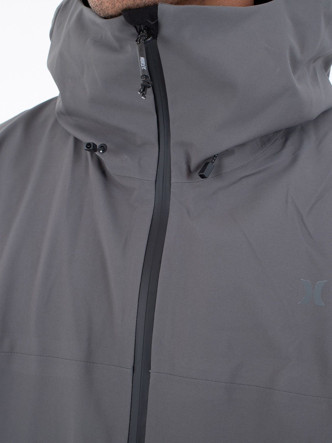 Cream Snow Jacket | Hurley Dark Stone Grey Jackets & Outerwear