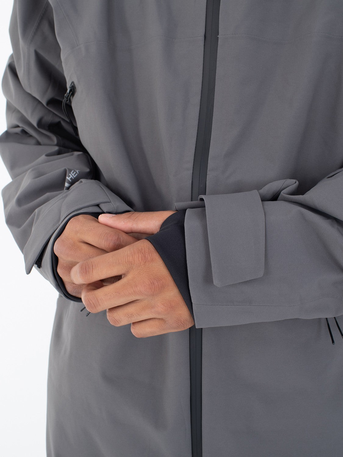 Cream Snow Jacket | Hurley Dark Stone Grey Jackets & Outerwear