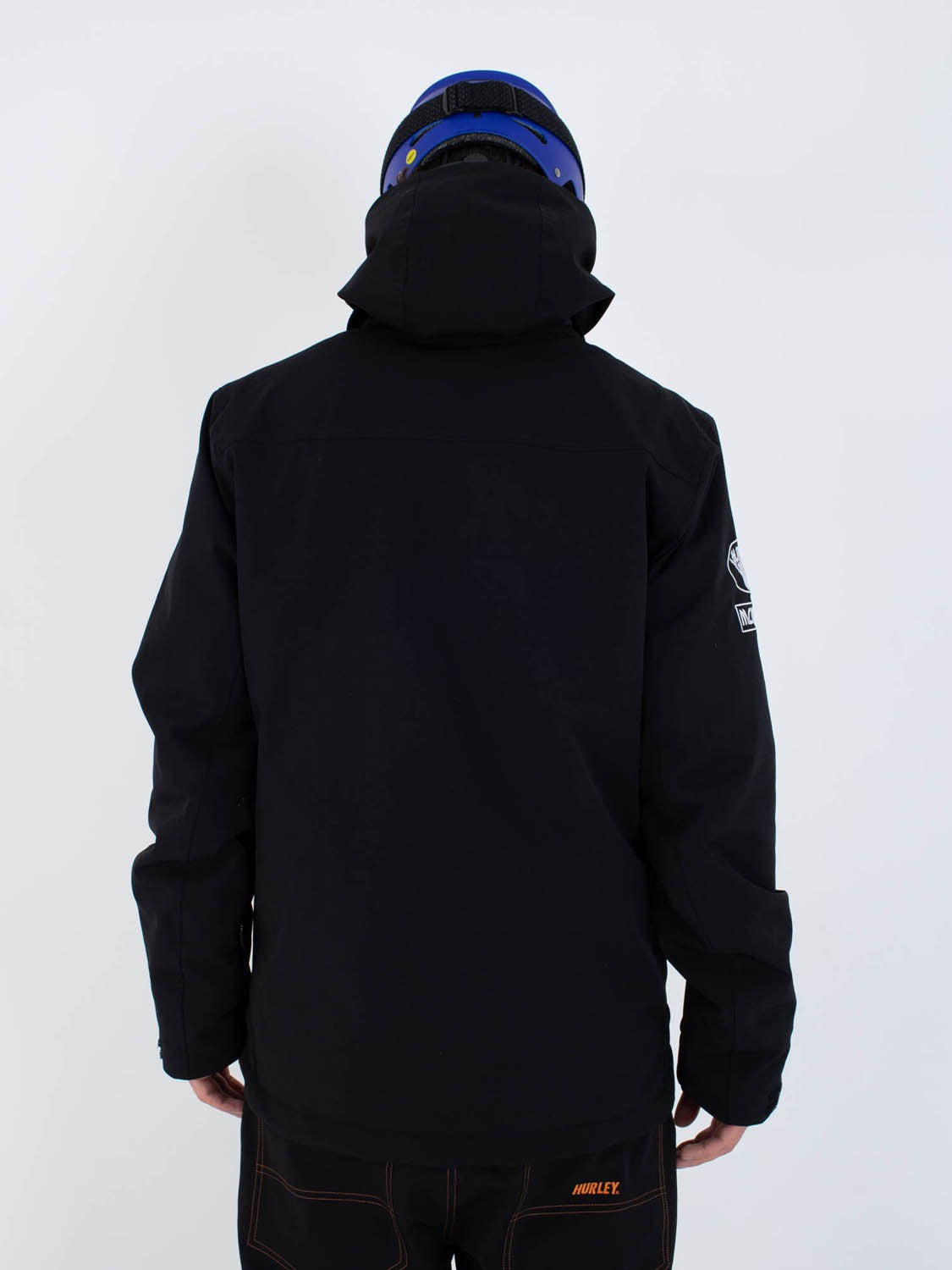 Patch Snow Jacket | Hurley Black Jackets & Outerwear