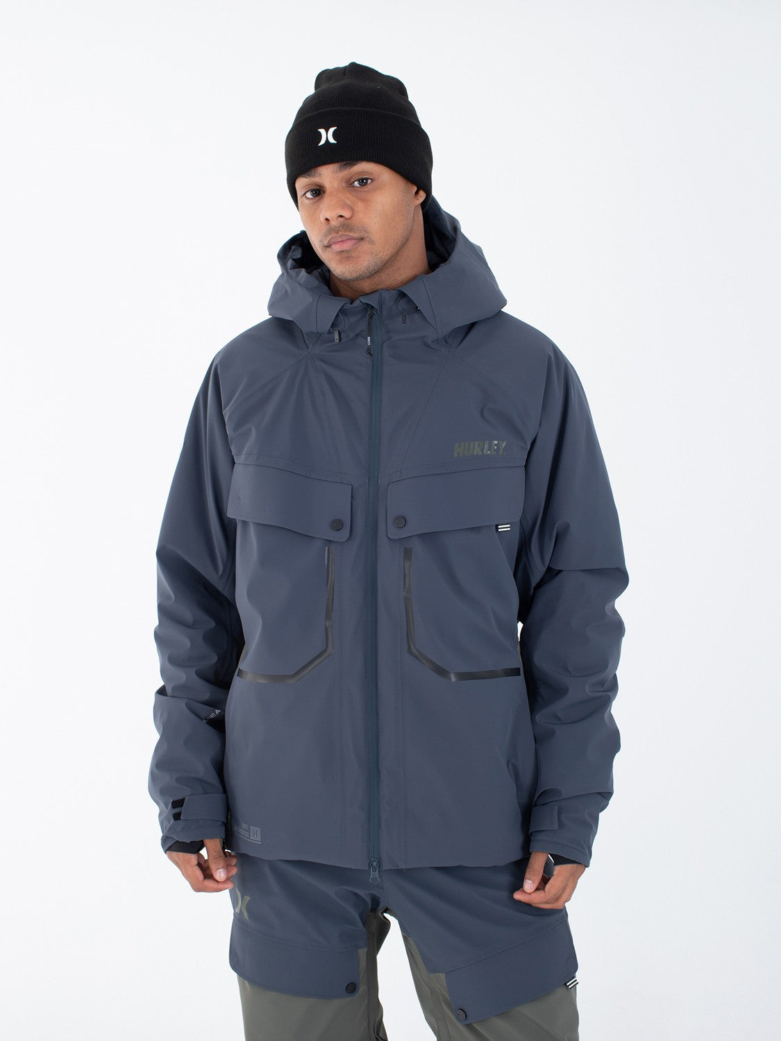 Deeppow Snow Jacket | Hurley Armored Navy/Cargo Jackets & Outerwear