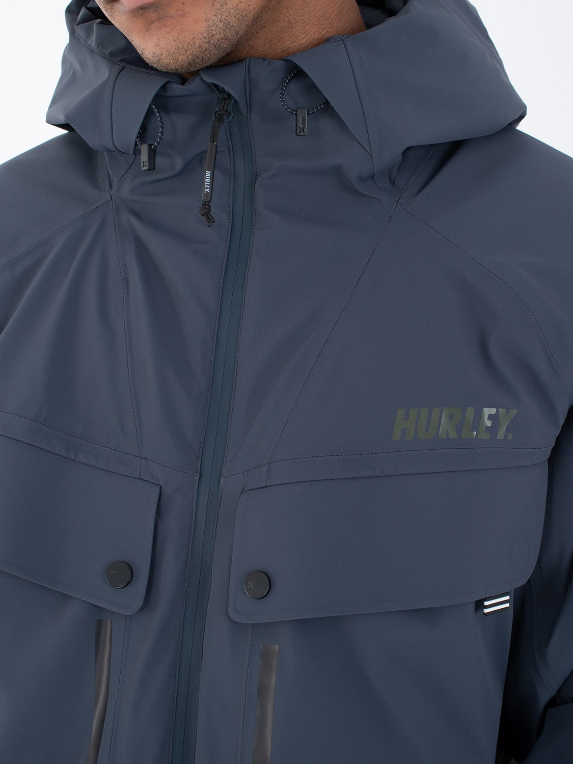 Deeppow Snow Jacket | Hurley Armored Navy/Cargo Jackets & Outerwear