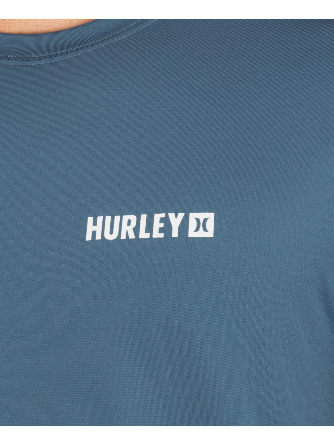 Hybrid UPF Short Sleeve | Hurley Grey Teal Rashguards & Surf Shirts