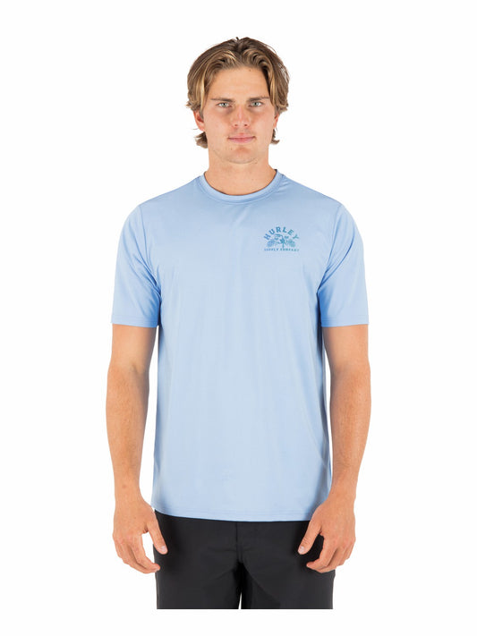 Hybrid UPF Short Sleeve | Hurley Skyline Heather Rashguards & Surf Shirts