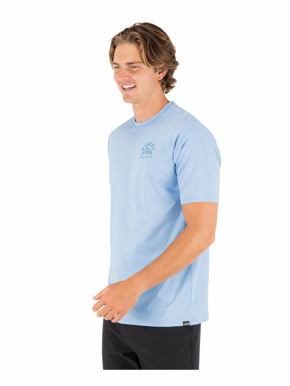 Hybrid UPF Short Sleeve | Hurley Skyline Heather Rashguards & Surf Shirts