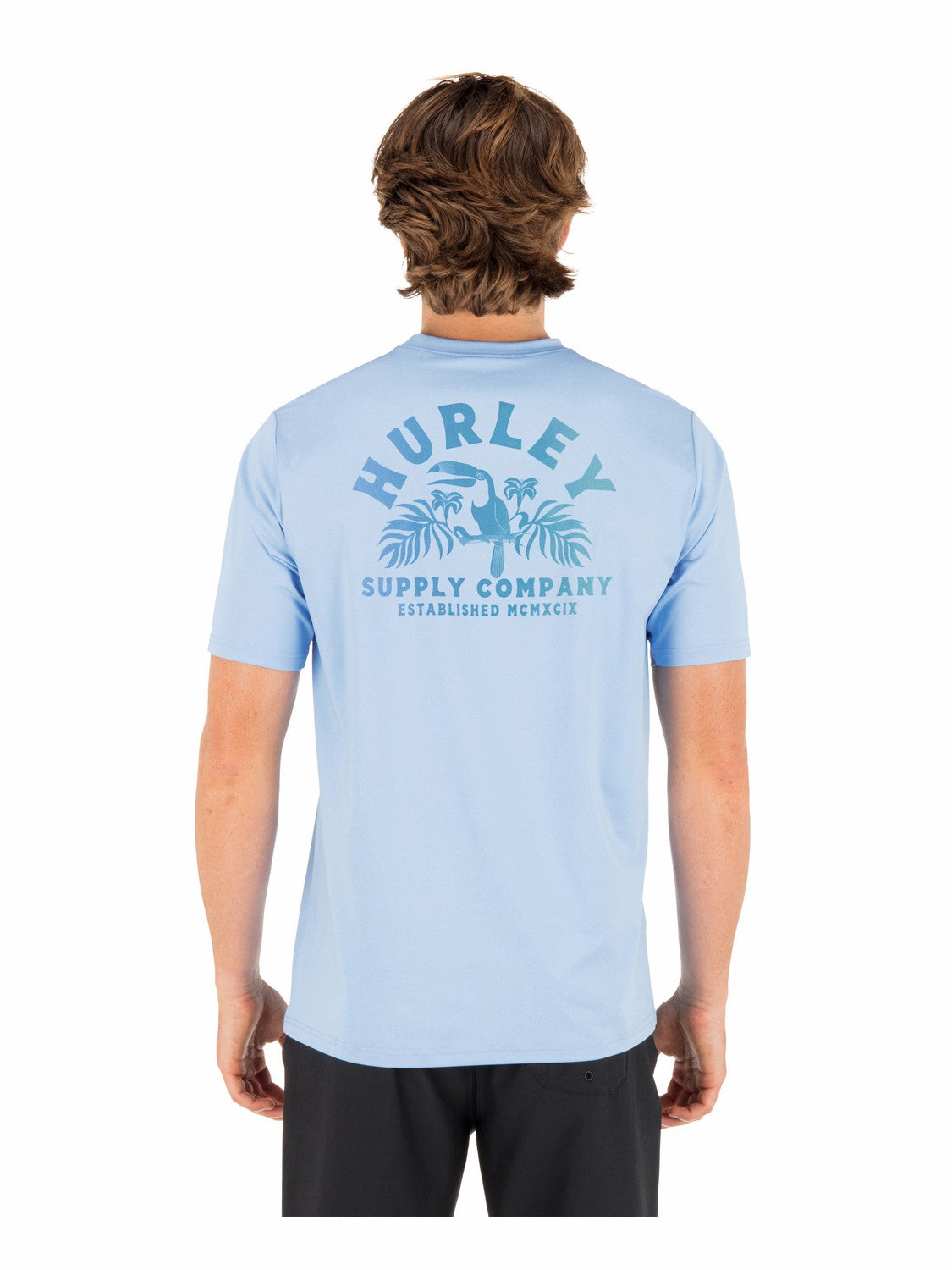 Hybrid UPF Short Sleeve | Hurley Skyline Heather Rashguards & Surf Shirts