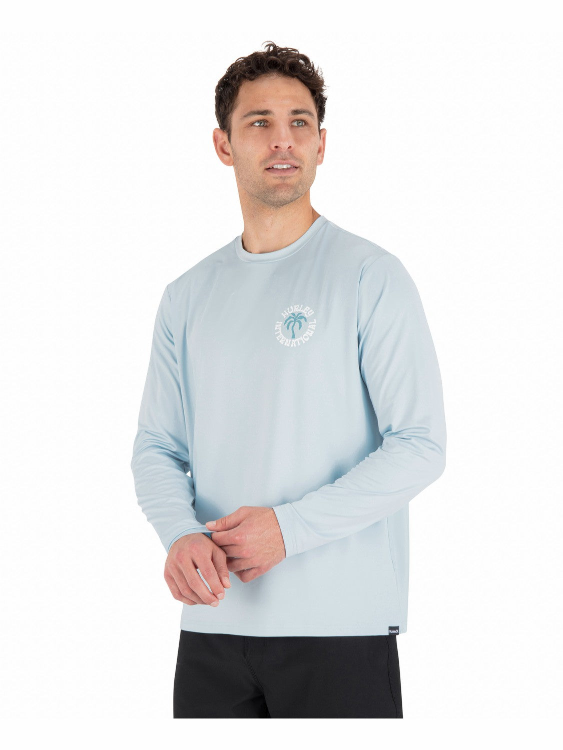 Hybrid UPF Long Sleeve | Hurley Iceland Heather Rashguards & Surf Shirts