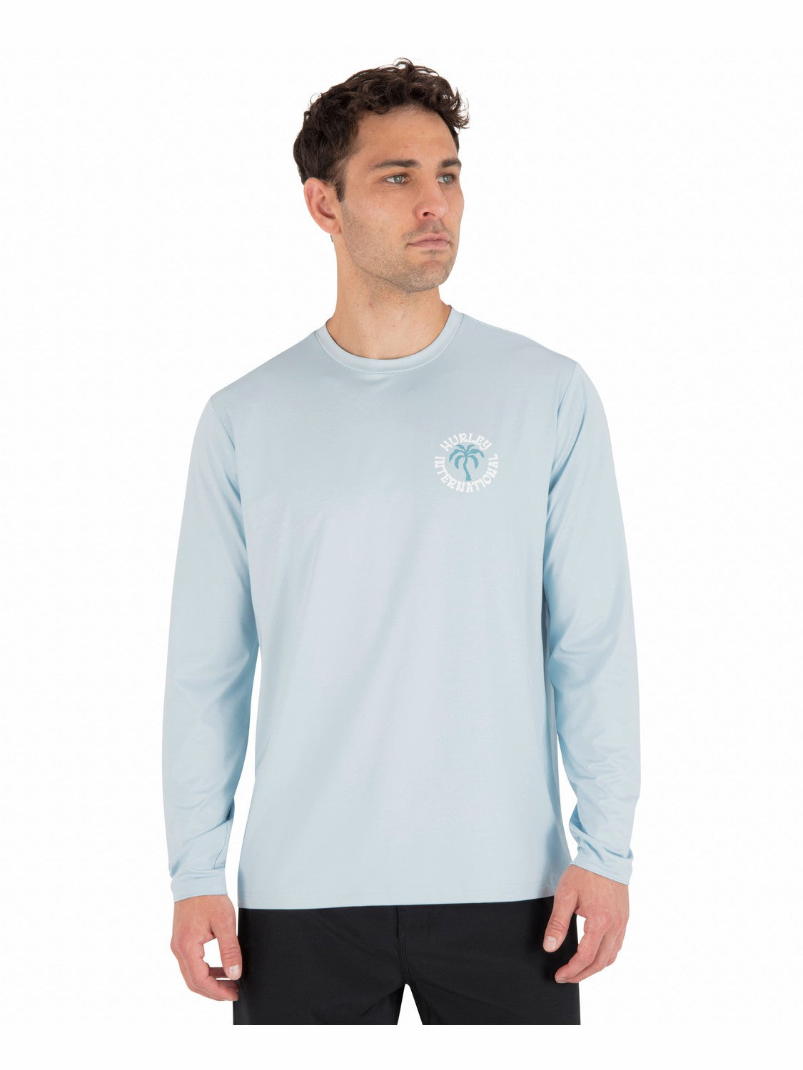 Hybrid UPF Long Sleeve | Hurley Iceland Heather Rashguards & Surf Shirts