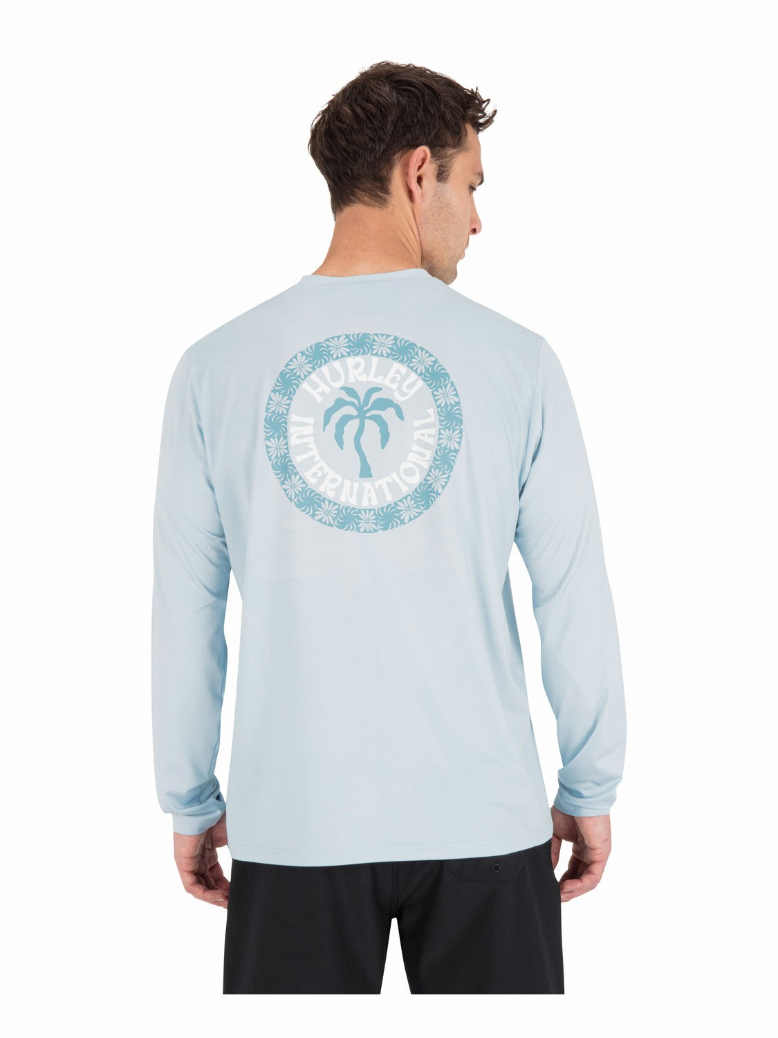 Hybrid UPF Long Sleeve | Hurley Iceland Heather Rashguards & Surf Shirts