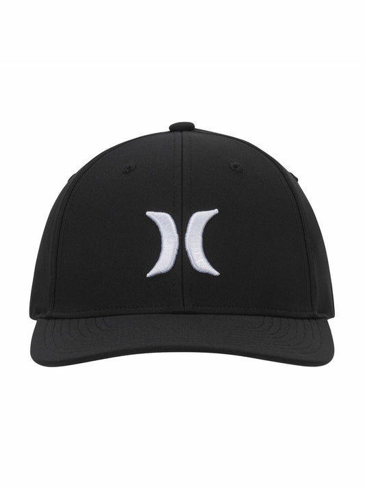 Icon Stretch Fit Hat | Hurley Black/White Hats