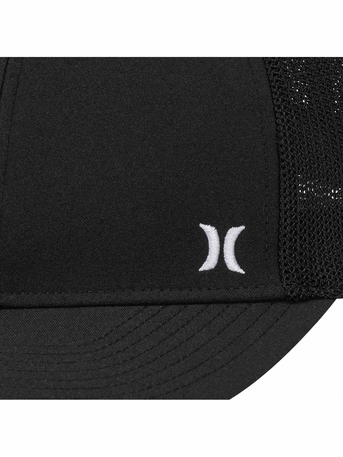 Icon Mini Mesh Stretch Fit Trucker Hat | Hurley Black Hats