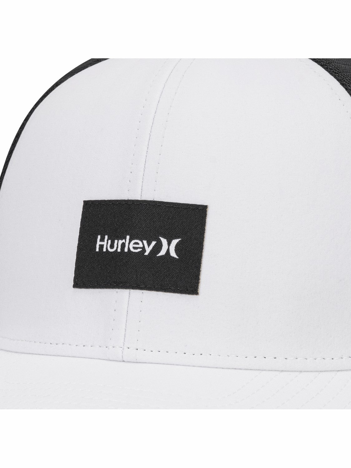 Warner Adjustable Trucker Hat | Hurley White/Black Hats
