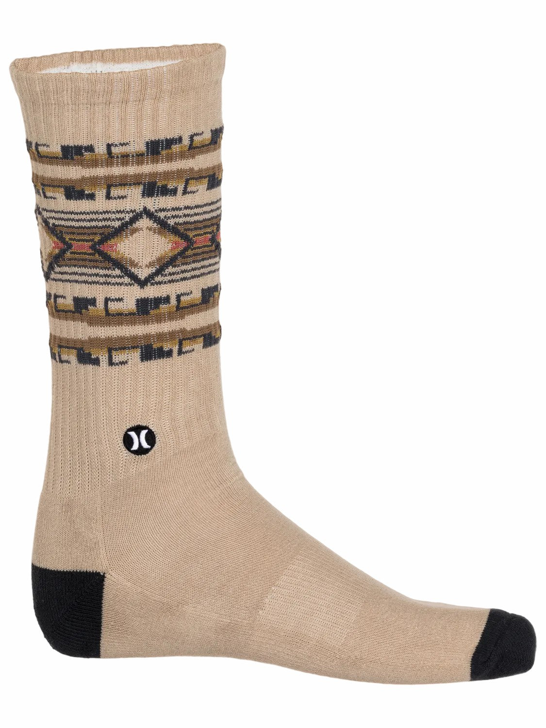 H2O Dri Jacquard Crew Sock | Hurley Iron Ore Socks & Underwear