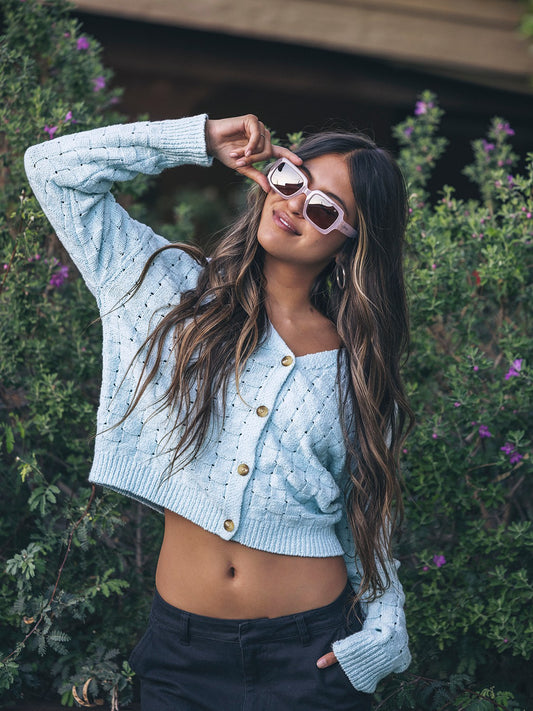 Pioneer Cardigan | Hurley STARLIGHT BLUE Sweatshirts & Sweaters