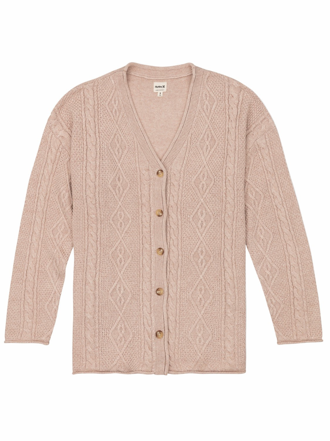 New Roads Cardigan | Hurley HEATHER OATMEAL Tops