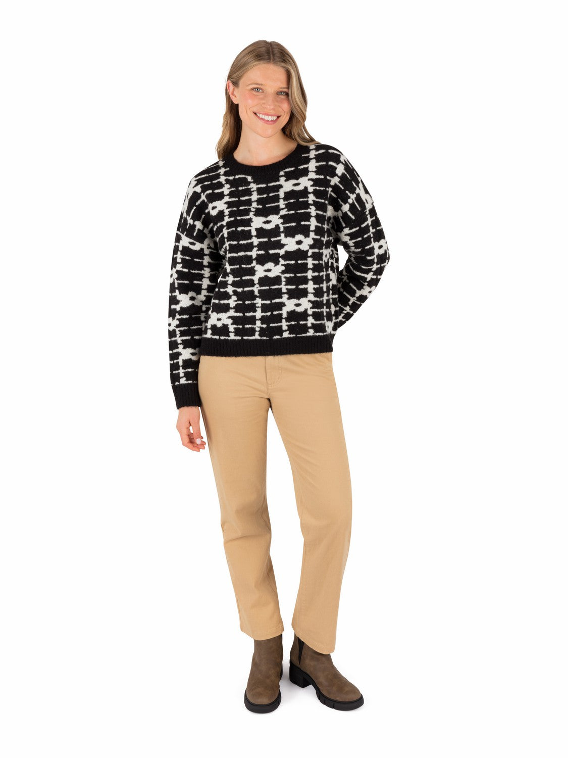 Daisy Trellis Sweater | Hurley BLACK Tops