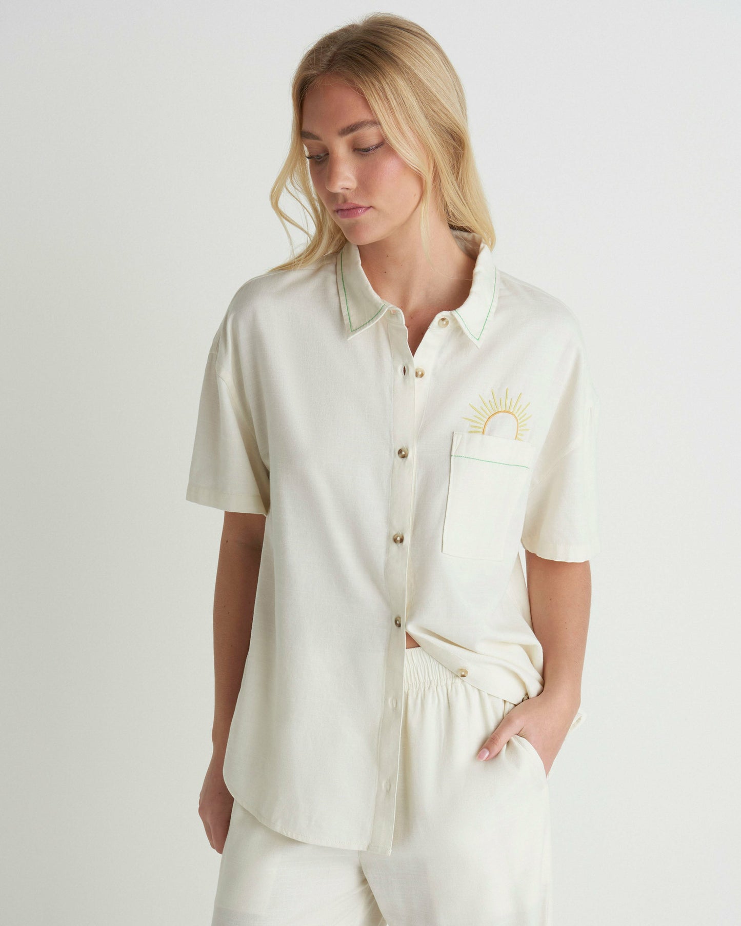 Goldie Boyfriend Short Sleeve | Hurley Off White Tops