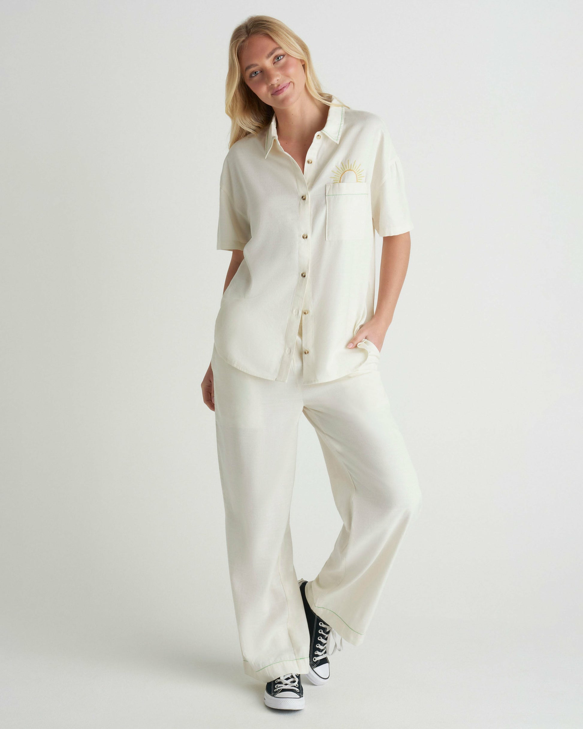 Goldie Boyfriend Short Sleeve | Hurley Off White Tops