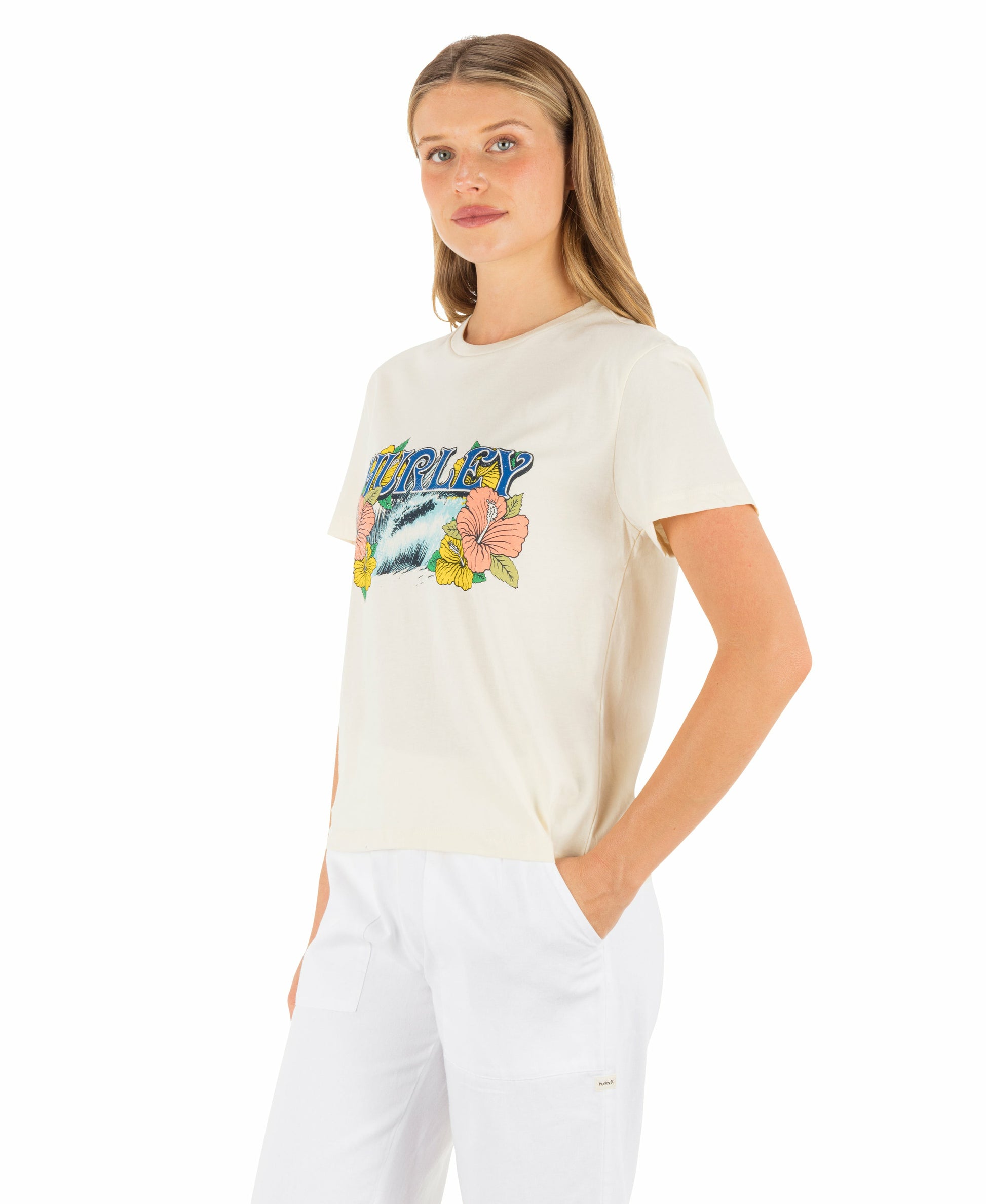 Tidal Classic Tee | Hurley Off White T-Shirts