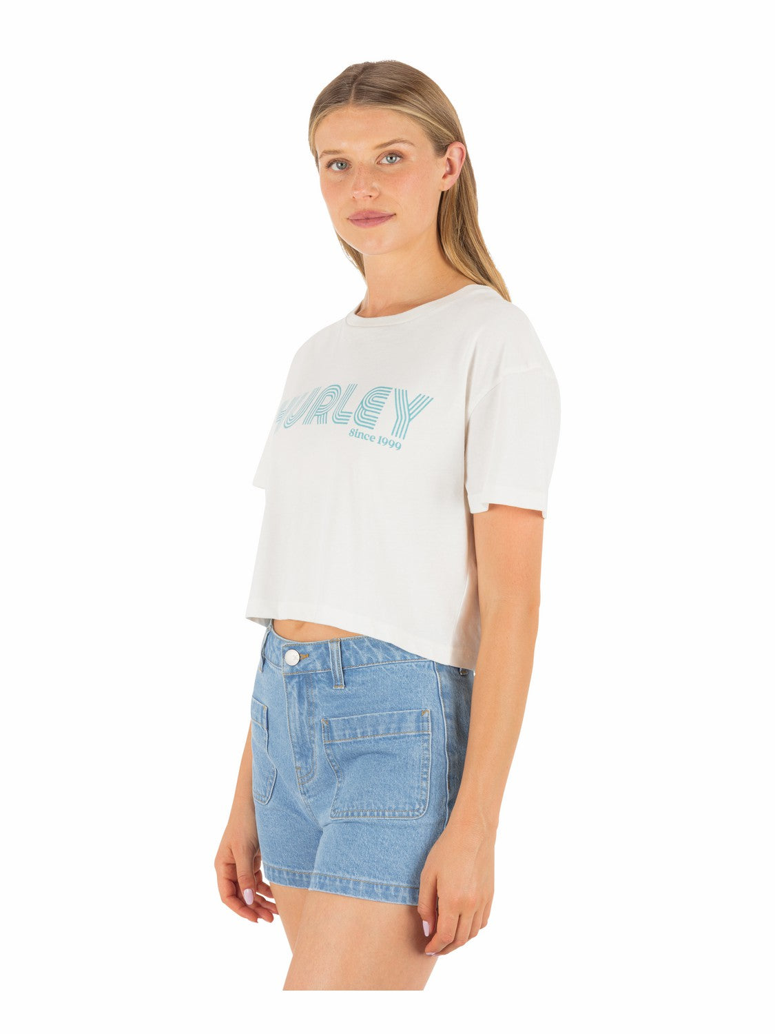 Rollers Boxy Crop Tee | Hurley Tofu T-Shirts