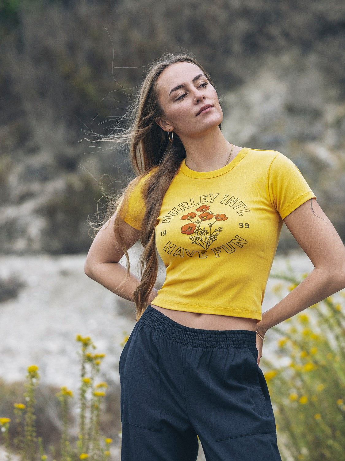 Poppy Baby Tee | Hurley Marigold T-Shirts