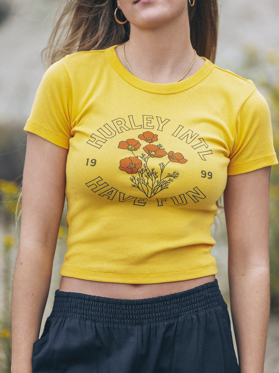 Poppy Baby Tee | Hurley Marigold T-Shirts