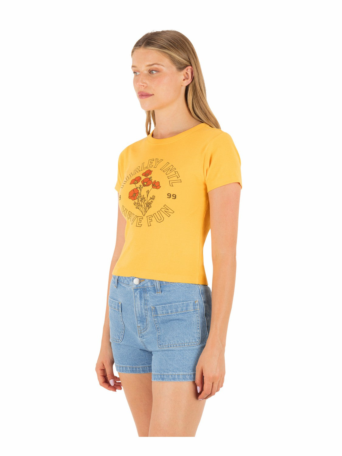 Poppy Baby Tee | Hurley Marigold T-Shirts