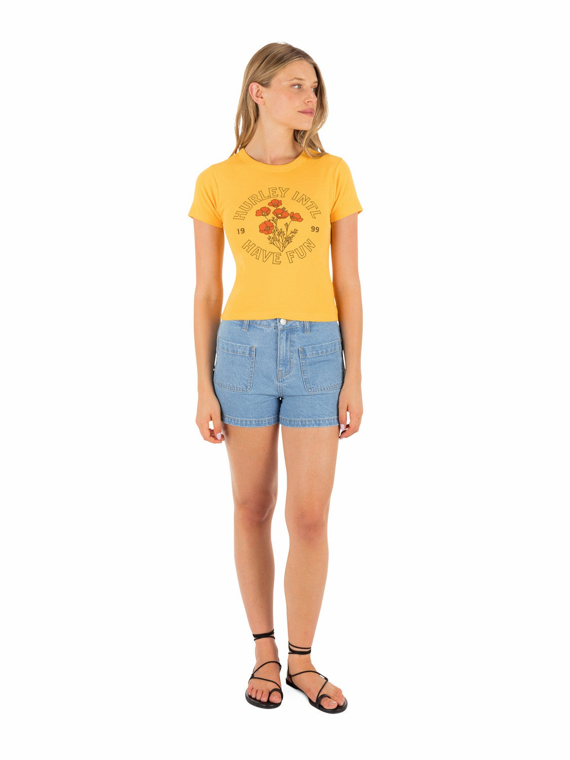 Poppy Baby Tee | Hurley Marigold T-Shirts