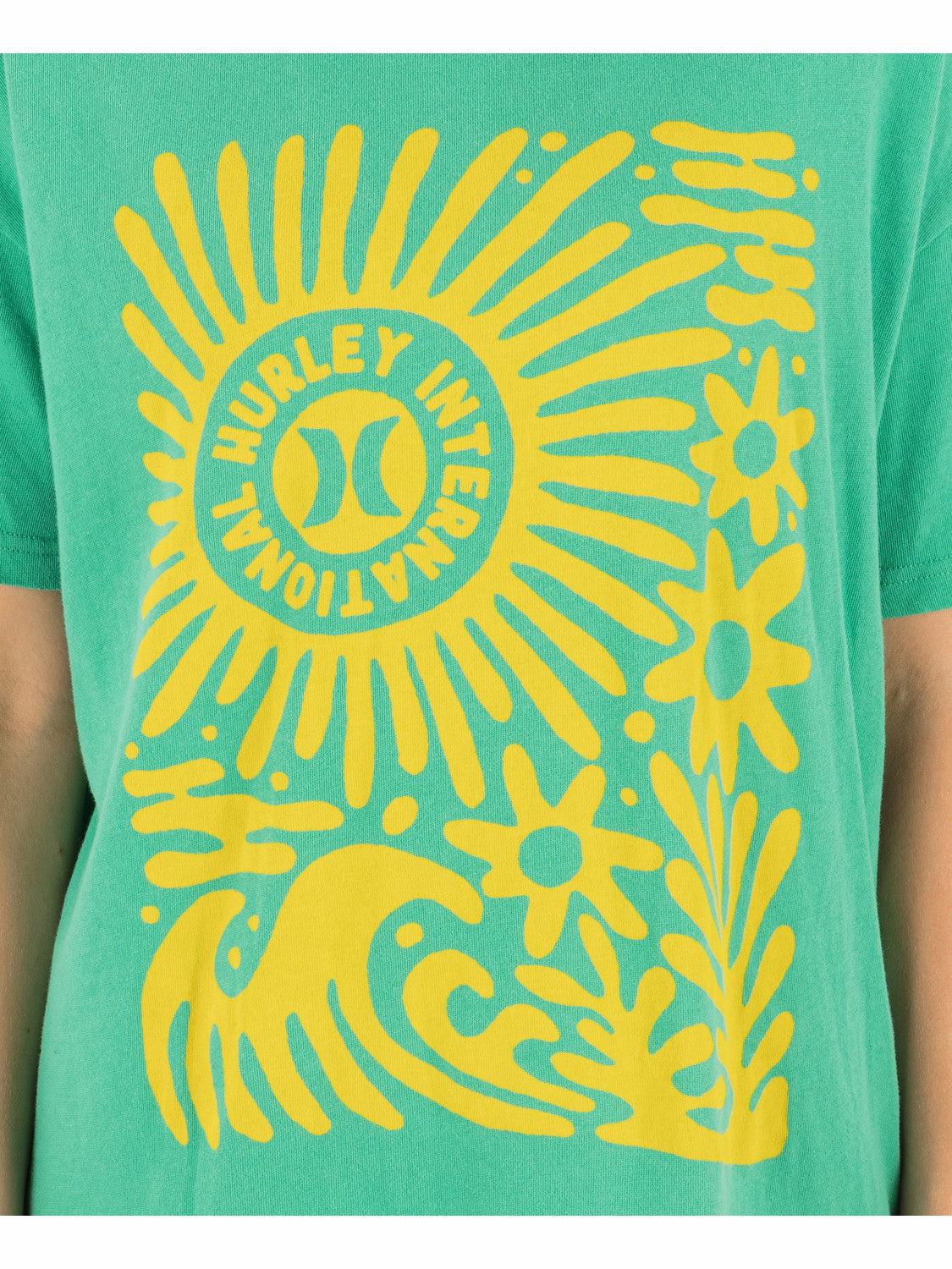 Harmony Boyfriend Tee | Hurley Spring Green T-Shirts