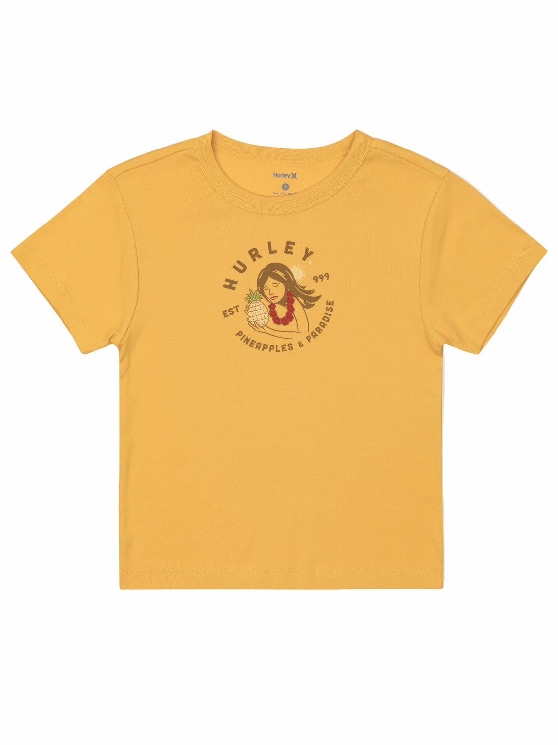 Pineapples And Paradise Baby Tee | Hurley SAFFRON T-Shirts