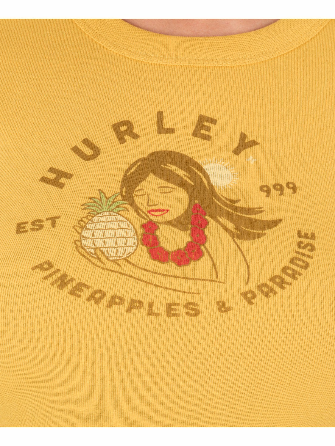 Pineapples And Paradise Baby Tee | Hurley SAFFRON T-Shirts