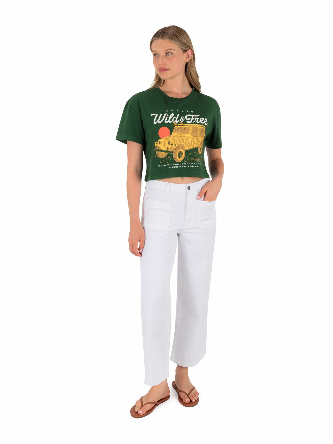 Wild And Free Boxy Crop Tee | Hurley EDEN T-Shirts
