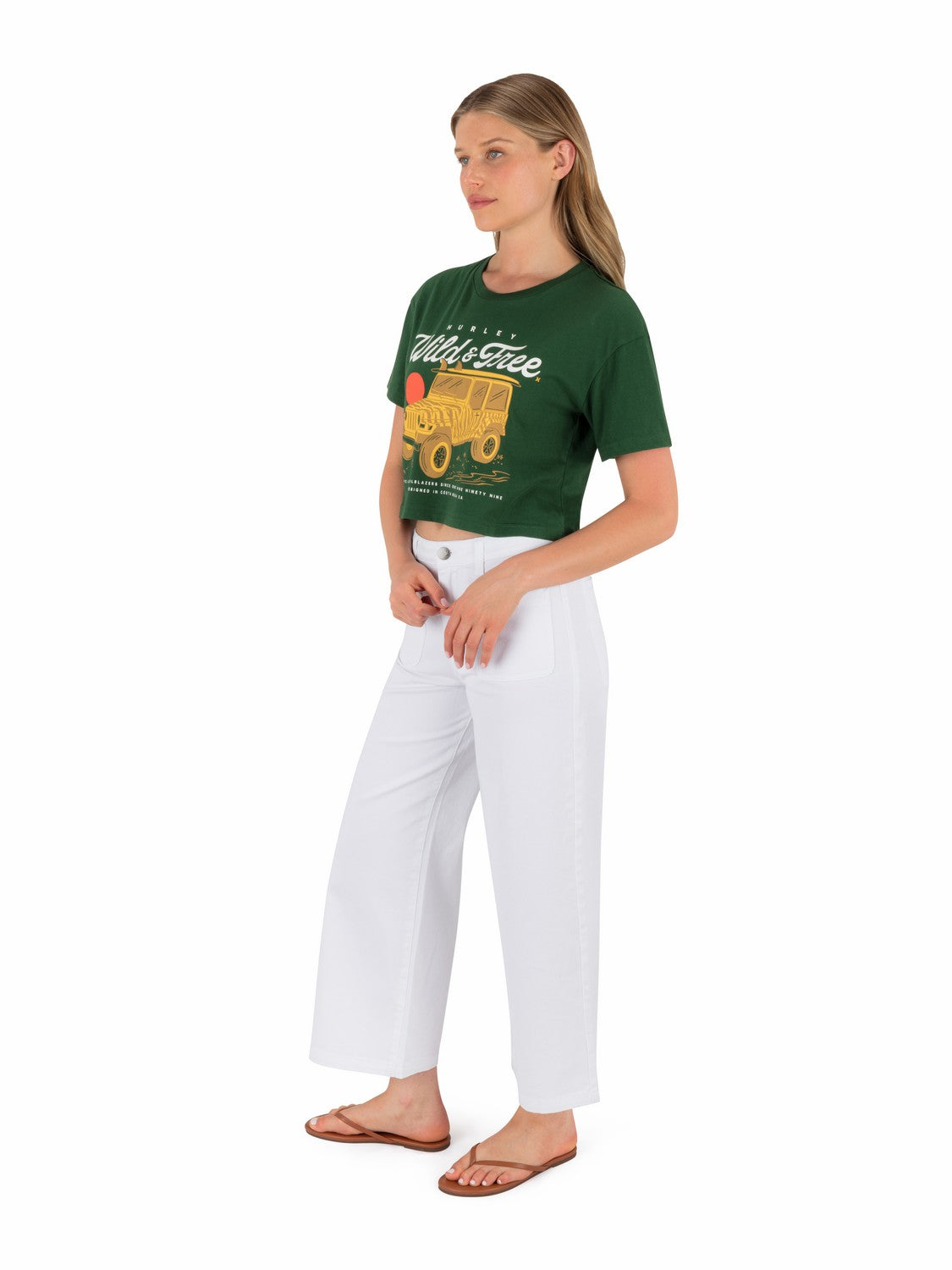 Wild And Free Boxy Crop Tee | Hurley EDEN T-Shirts