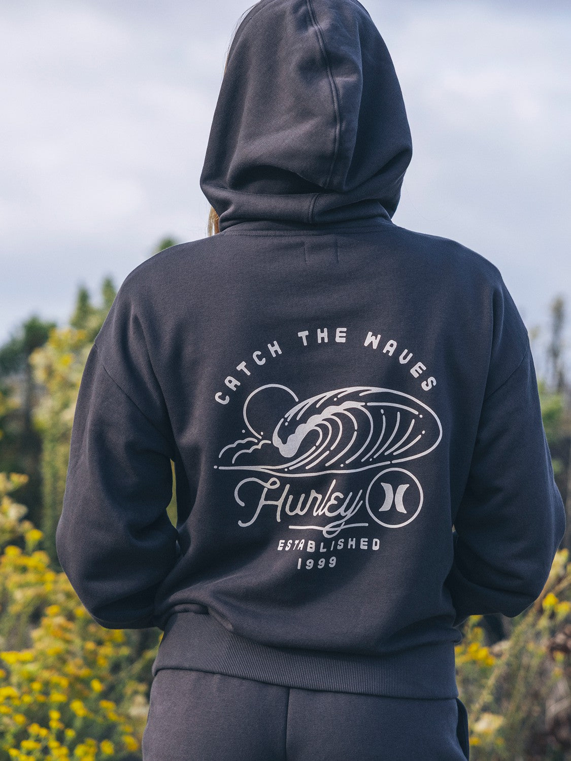 Surfbound Hoodie | Hurley Off Black Sweatshirts & Sweaters