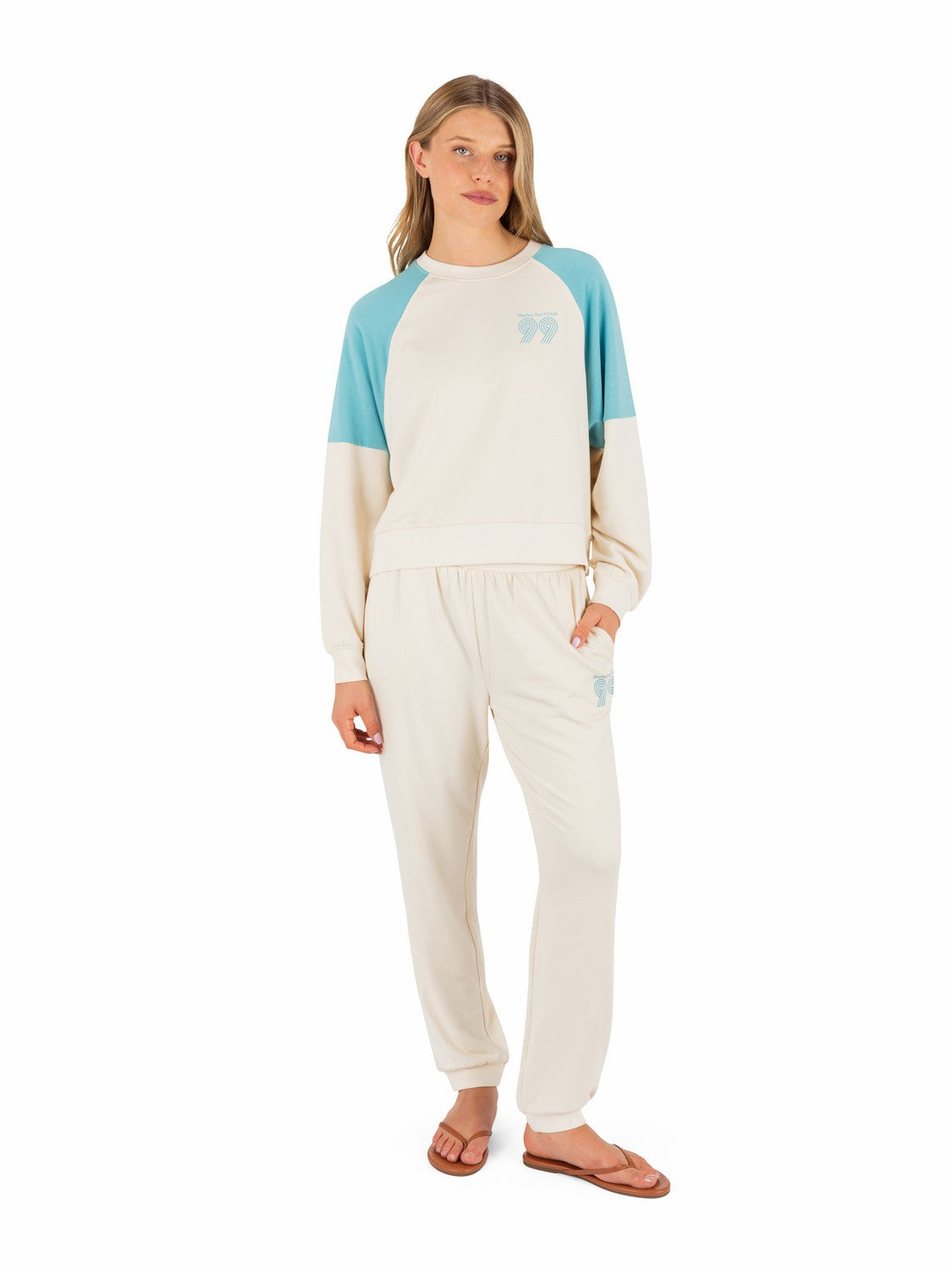 Rollers Crew | Hurley Off White Sweatshirts & Sweaters