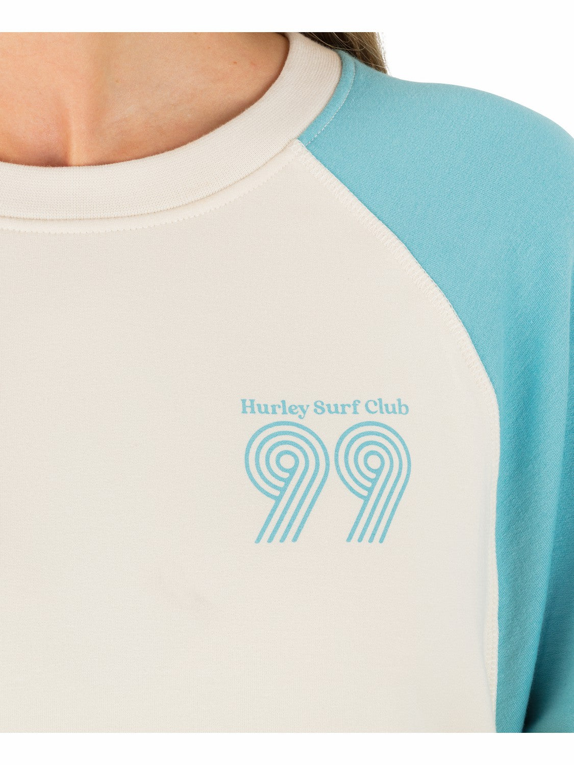 Rollers Crew | Hurley Off White Sweatshirts & Sweaters