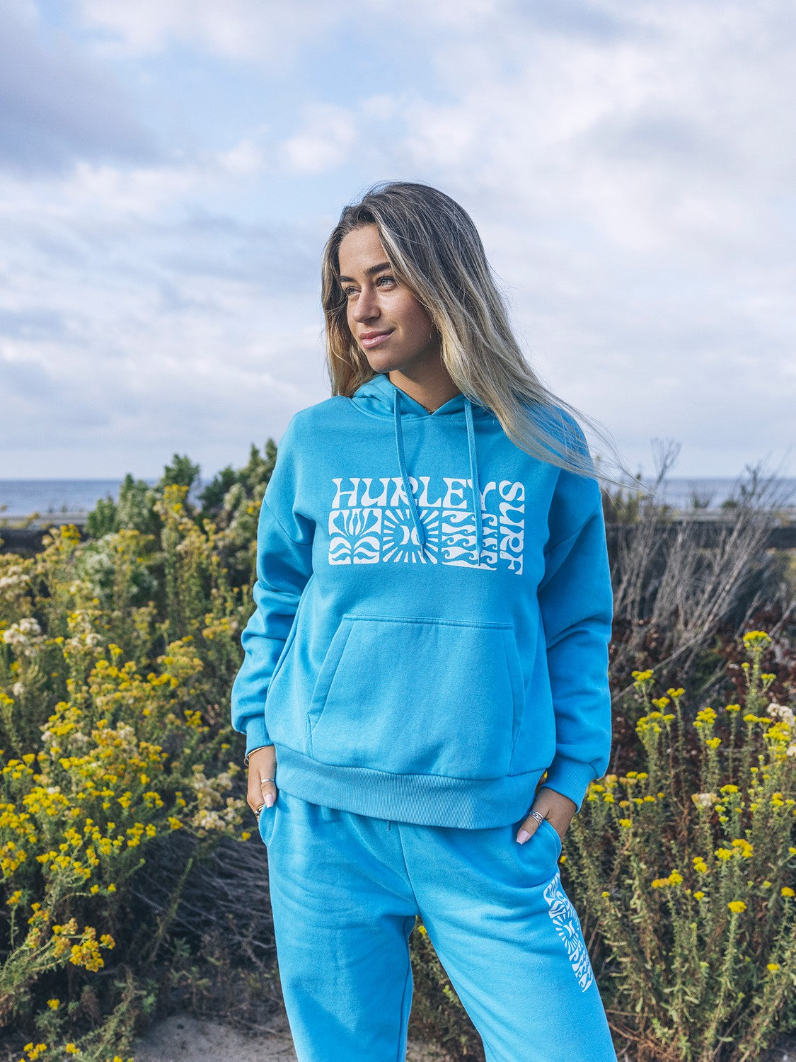 Surf Days Hoodie | Hurley Blue Moon Sweatshirts & Sweaters