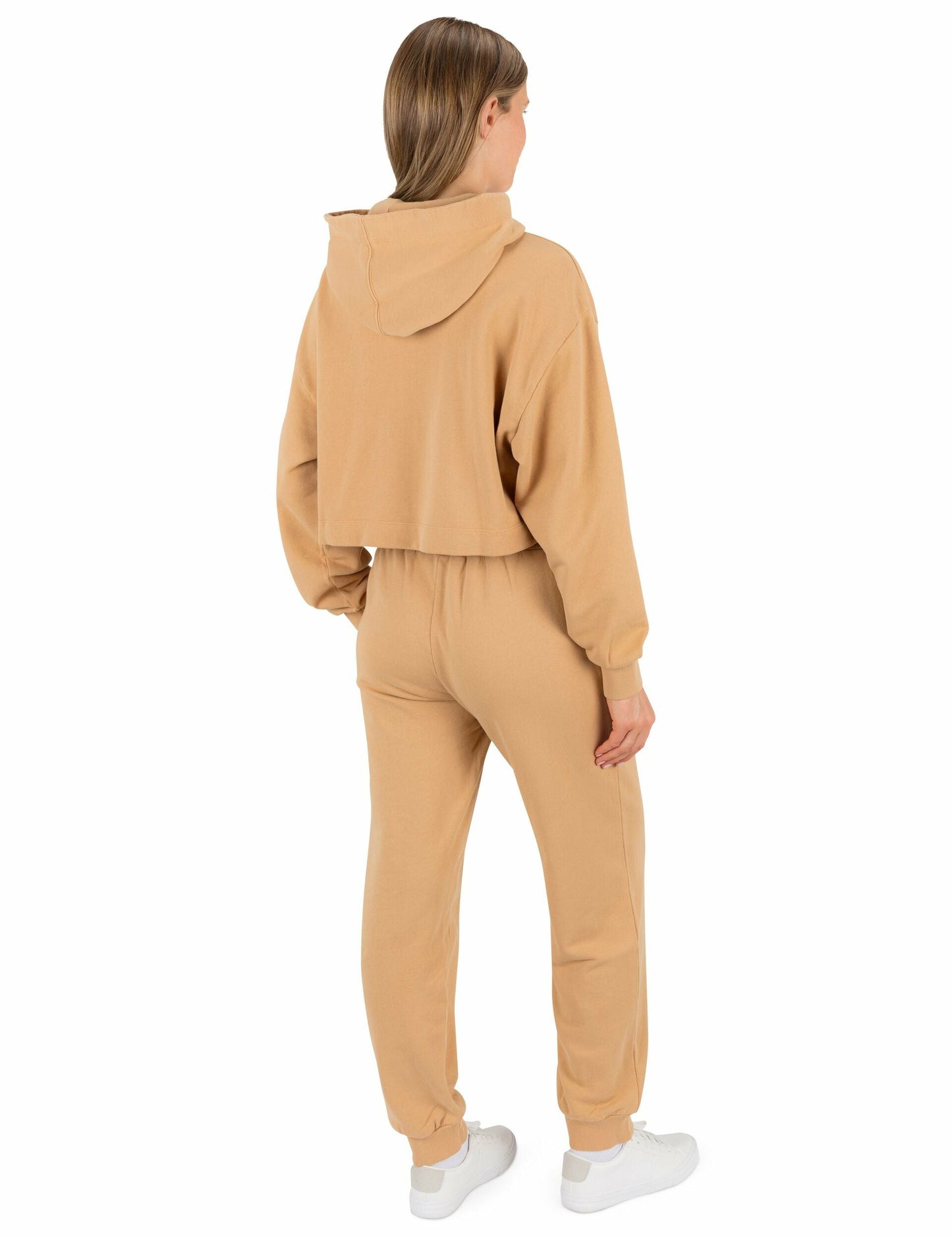 Stowe Crop Hoodie | Hurley Tan Sweatshirts & Sweaters