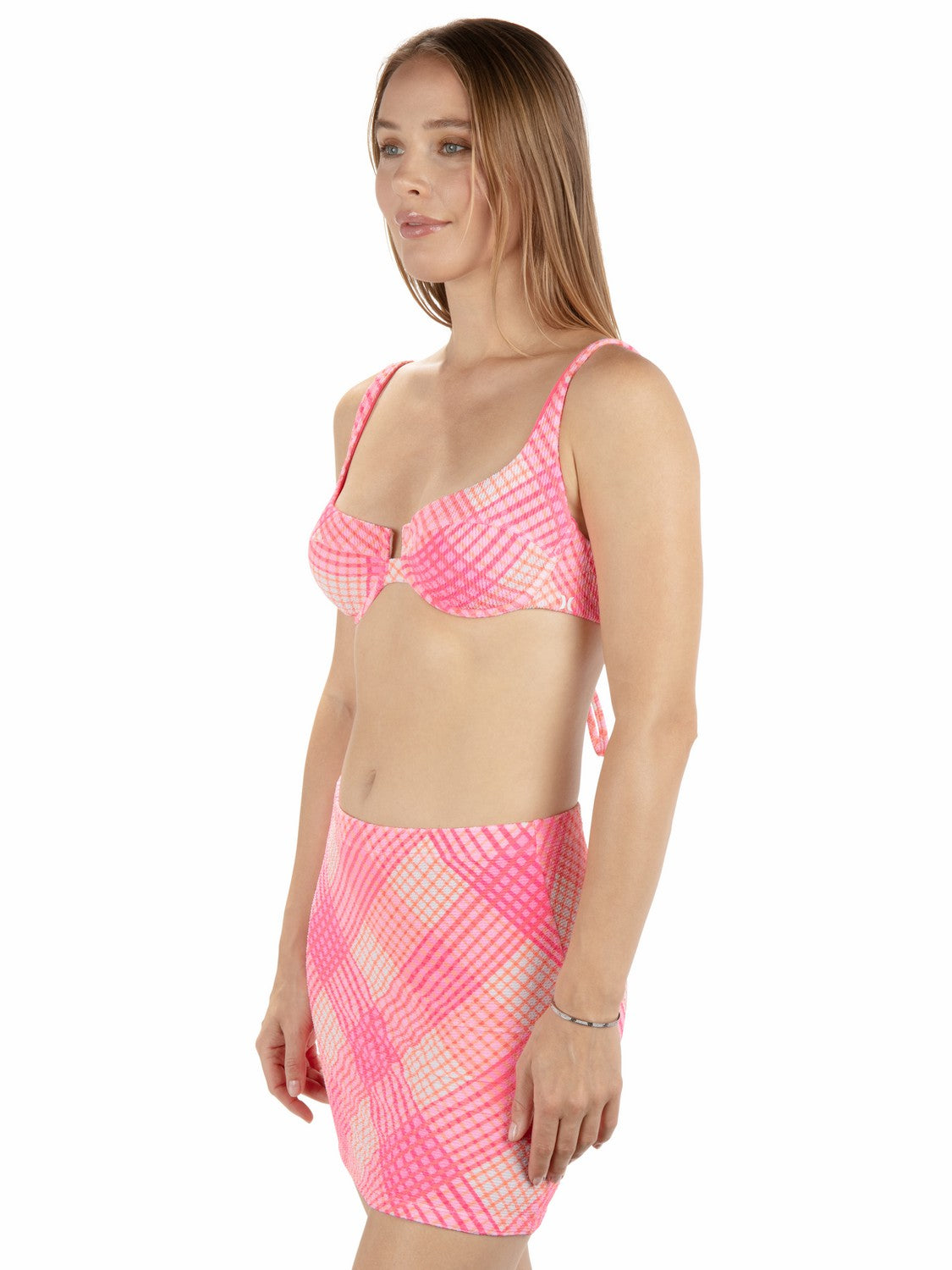 Ombre Plaid Mini Skirt | Hurley Coral Blossom Shorts & Skirts