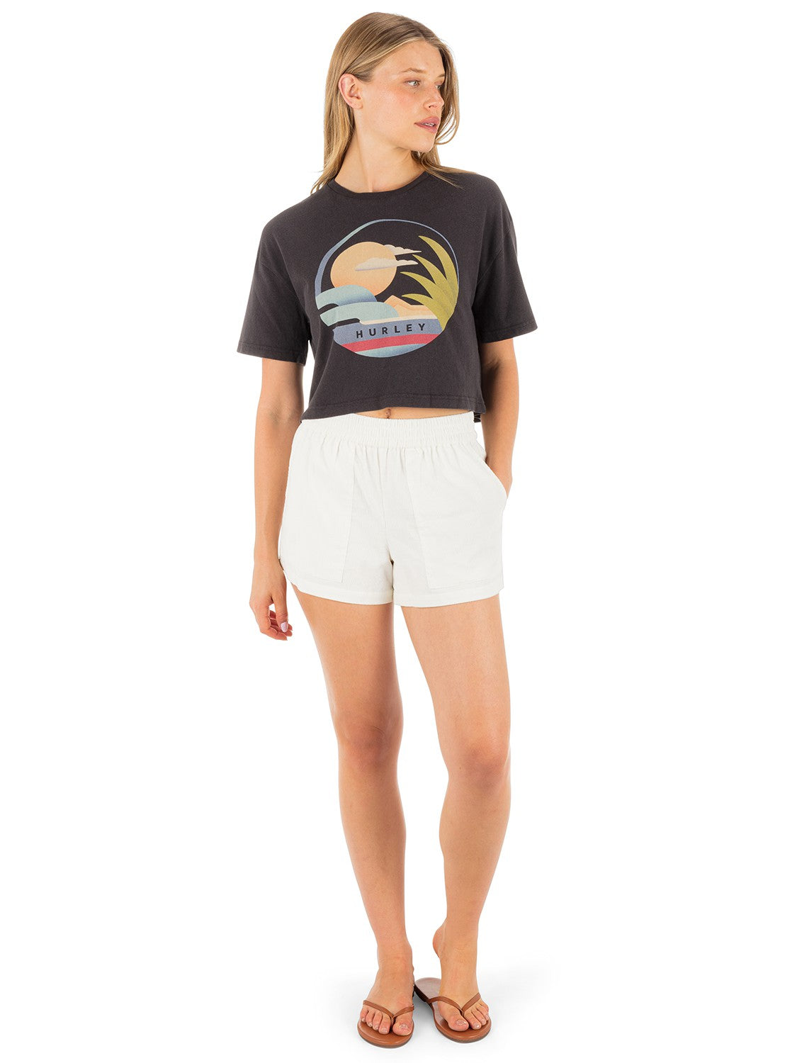Wavy Days Short | Hurley Off White Shorts & Skirts