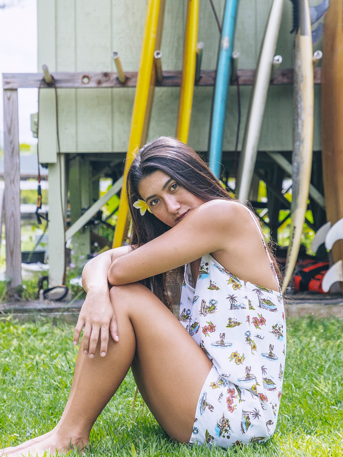 Island Time Romper | Hurley Tofu Dresses & Jumpsuits