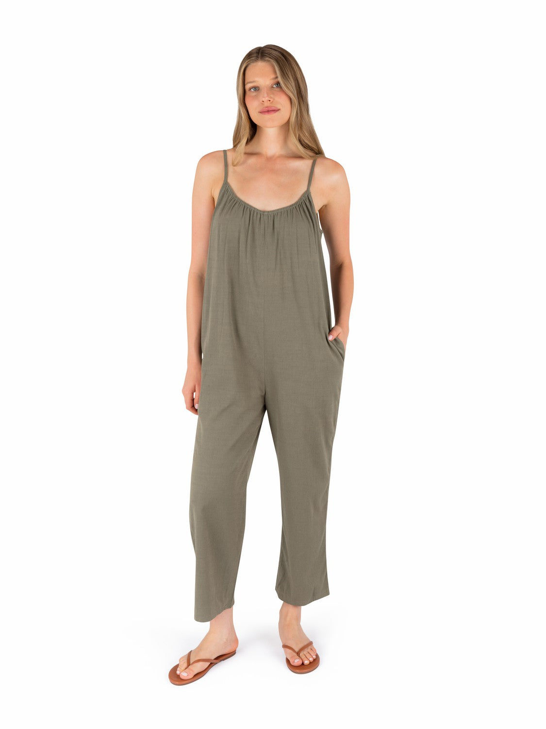 New Heights Jumpsuit | Hurley Olive Grove Dresses & Jumpsuits