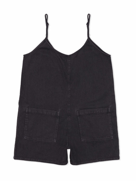 Wavy Days Romper | Hurley Off Black Dresses & Jumpsuits