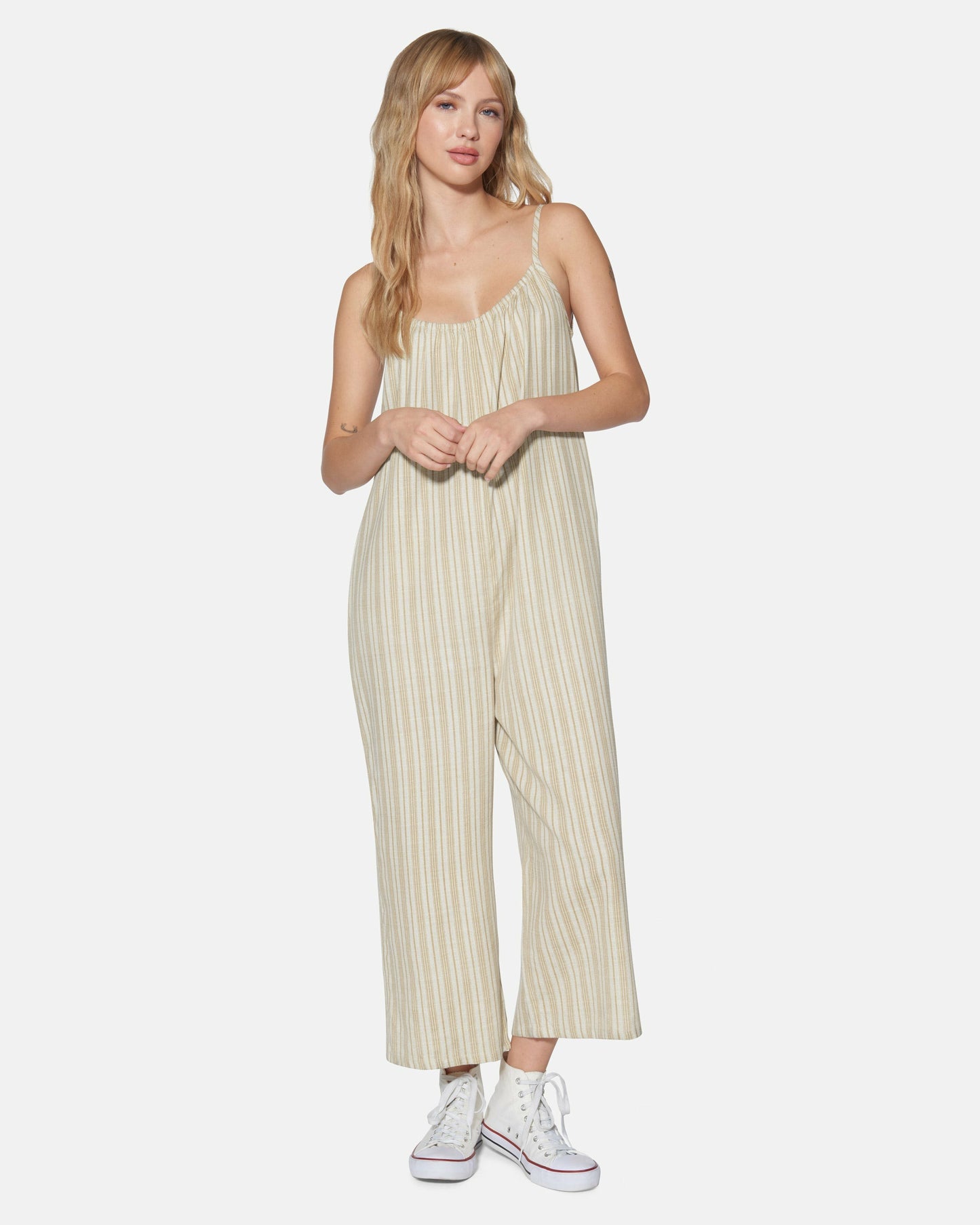 New Heights Jumpsuit | Hurley Tan Dresses & Jumpsuits