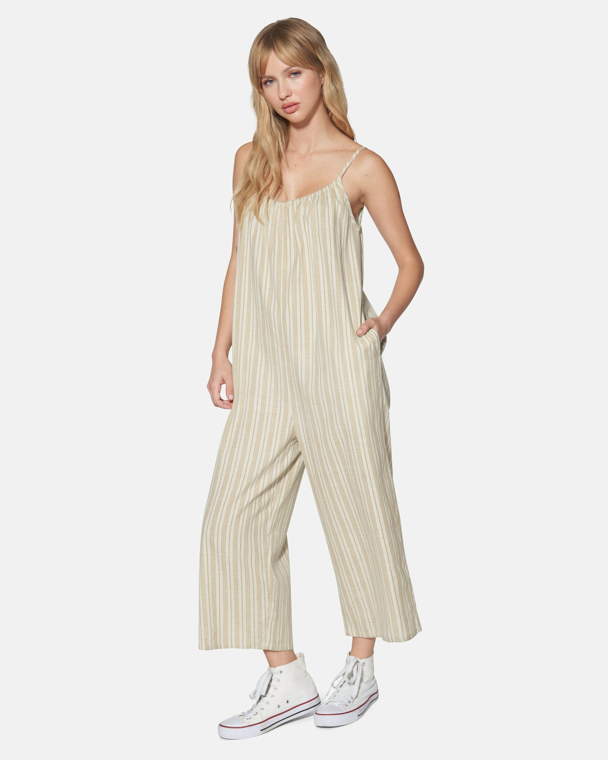 New Heights Jumpsuit | Hurley Tan Dresses & Jumpsuits