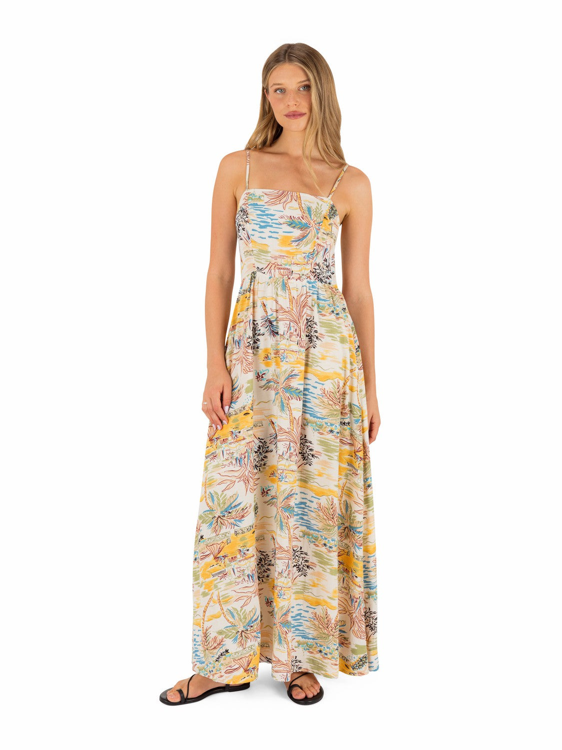 Safari Scenic Maxi Dress | Hurley Off White Dresses & Jumpsuits